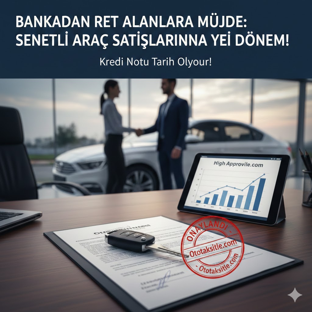 Bankadan Ret Alanlara Müjde: Senetli Araç Satışlarında Yeni Dönem!
