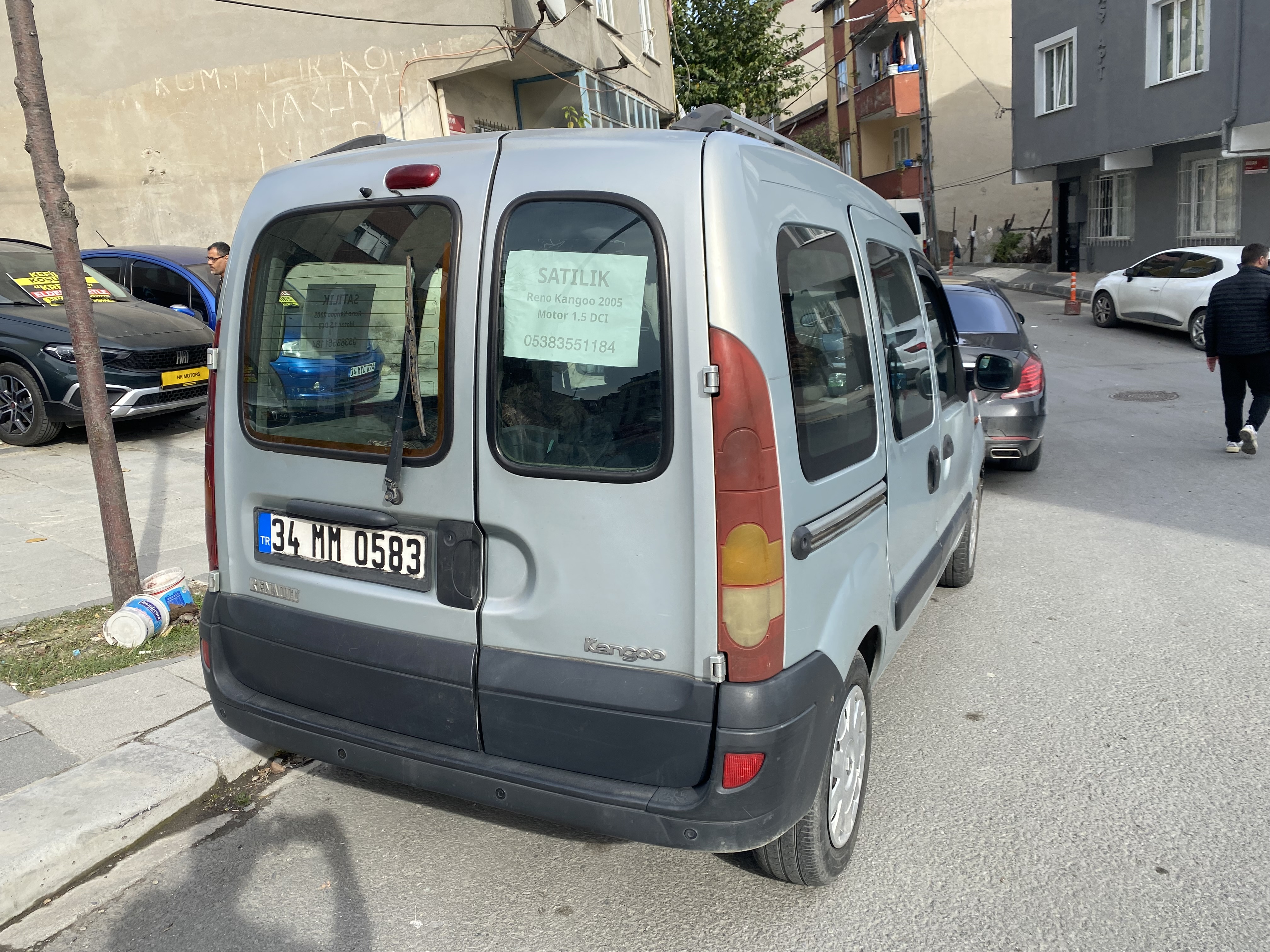 2005 MODEL 1.5 RENAULT KANGO SIFIR MOTOR YAPILDI TAKSİTLE ELDEN VADELİ