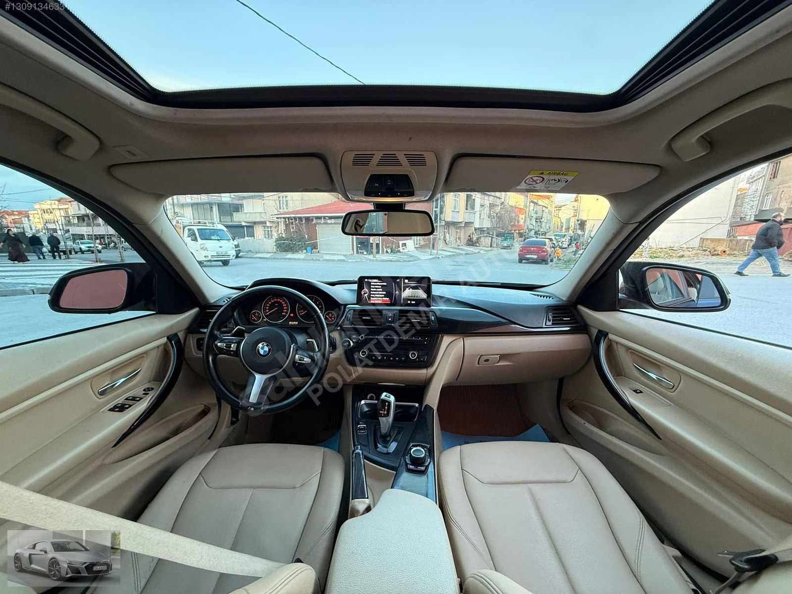 BMW 320İED MDİREKSİYON+NBT+İÇBEJ+SUNROOF elden senetle taksitli vadeli