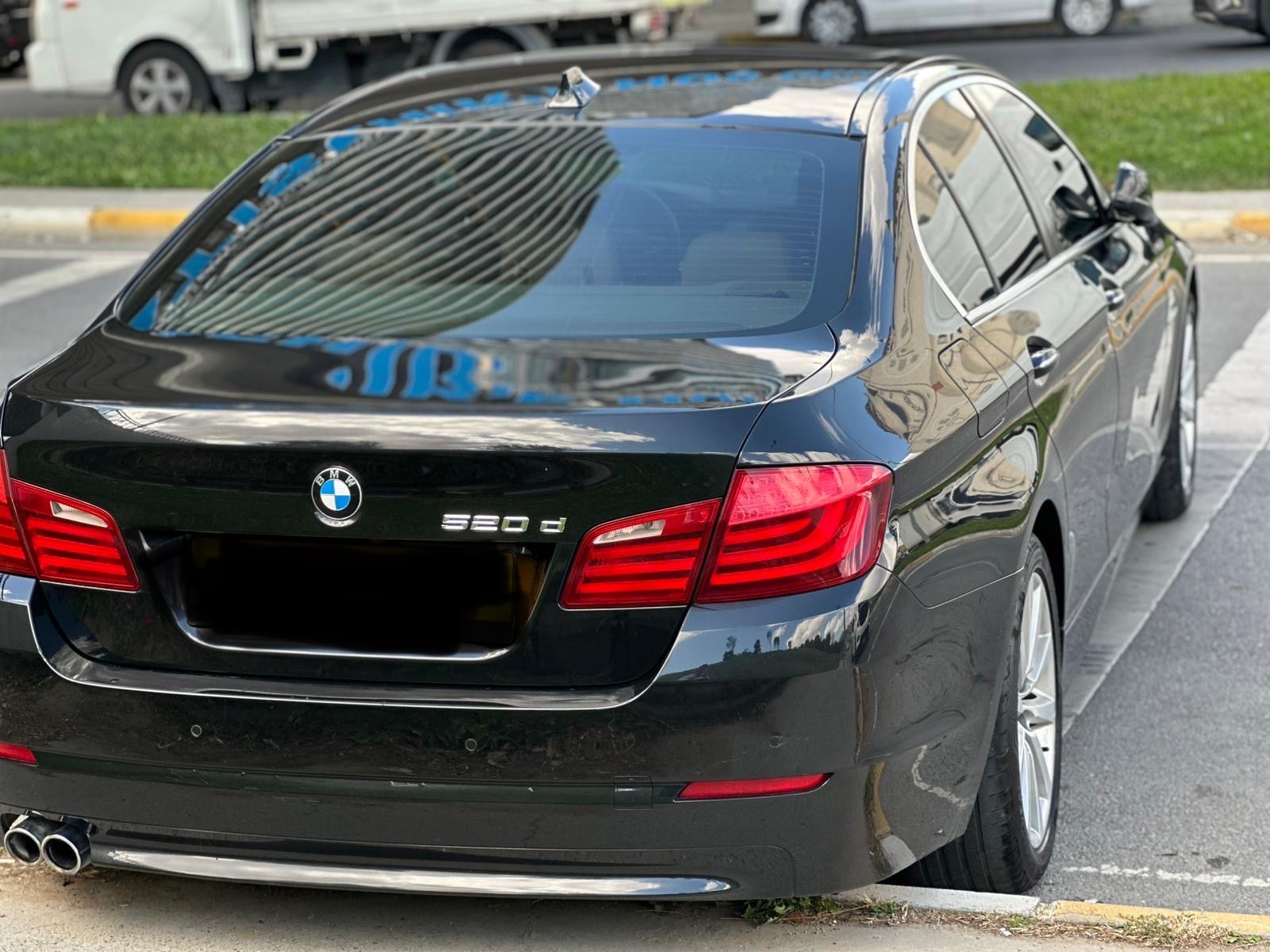 2013 HATASIZ SIFIR MOTOR  BMW 520D elden senetle vadeli taksitli araç 