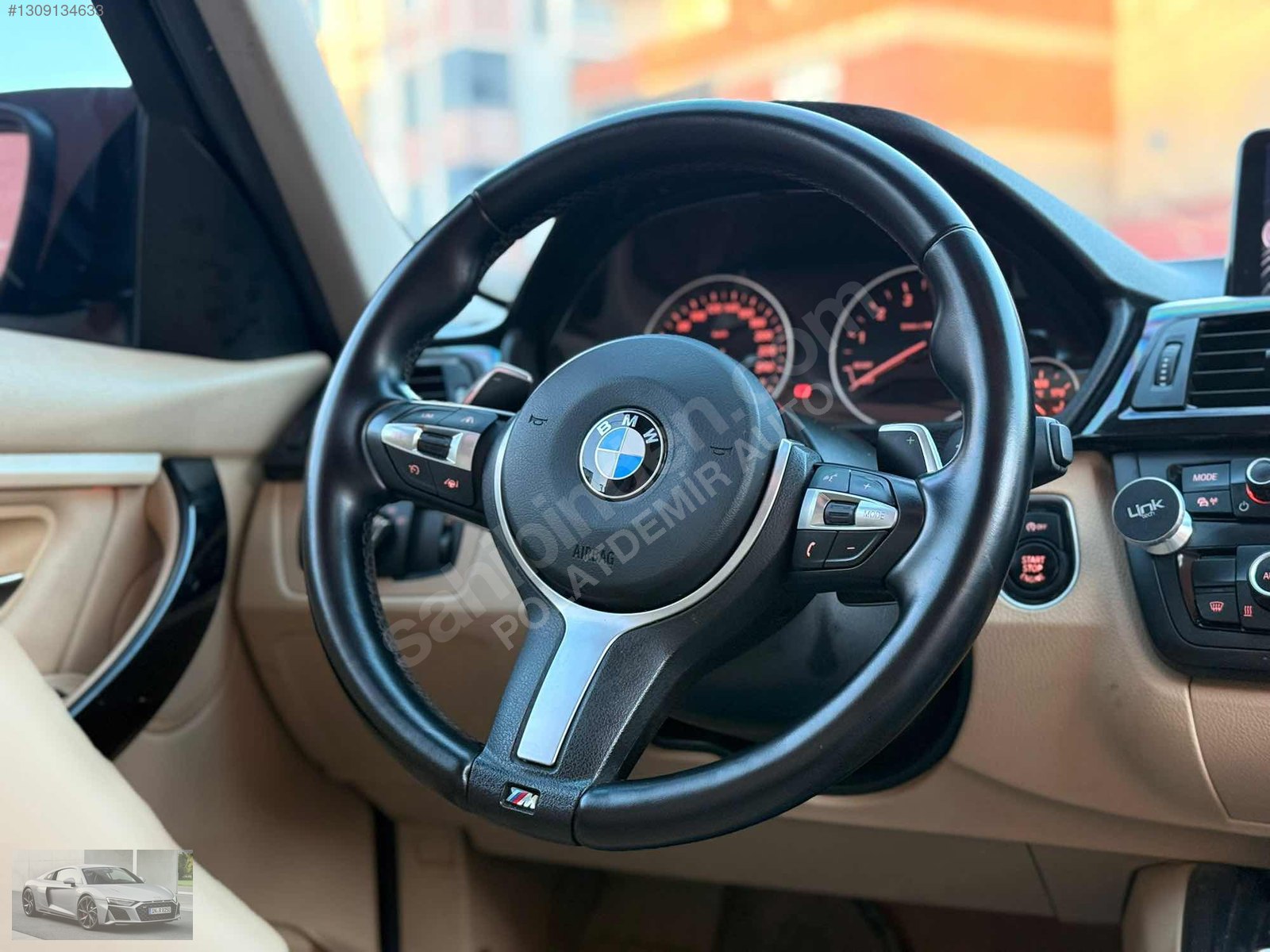 BMW 320İED MDİREKSİYON+NBT+İÇBEJ+SUNROOF elden senetle taksitli vadeli