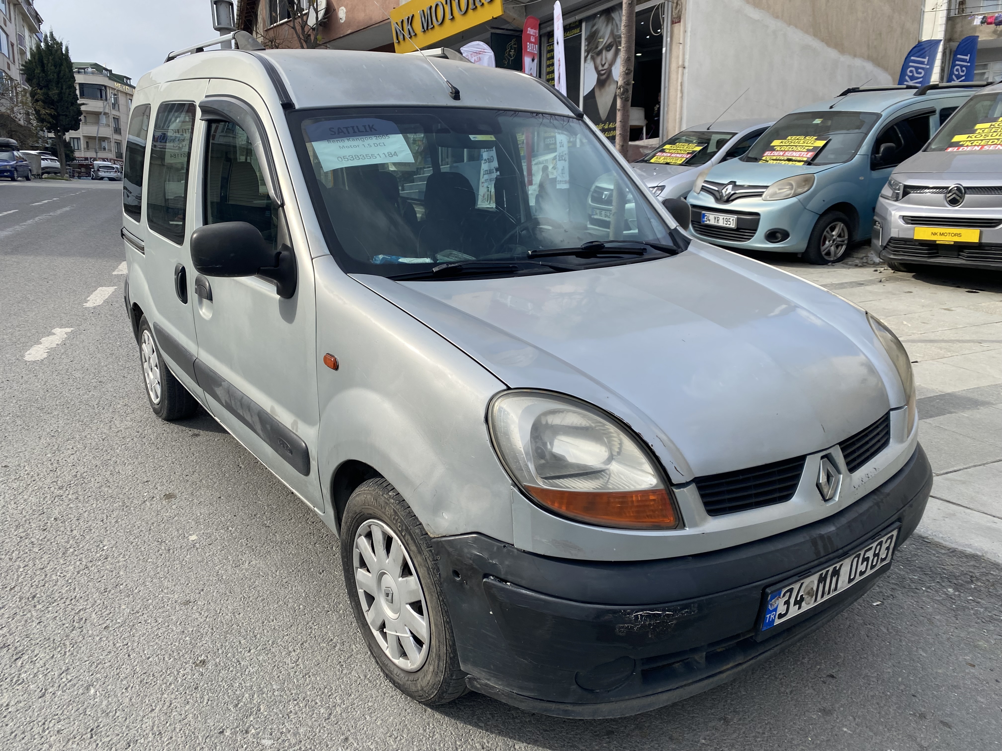 2005 MODEL 1.5 RENAULT KANGO SIFIR MOTOR YAPILDI TAKSİTLE ELDEN VADELİ