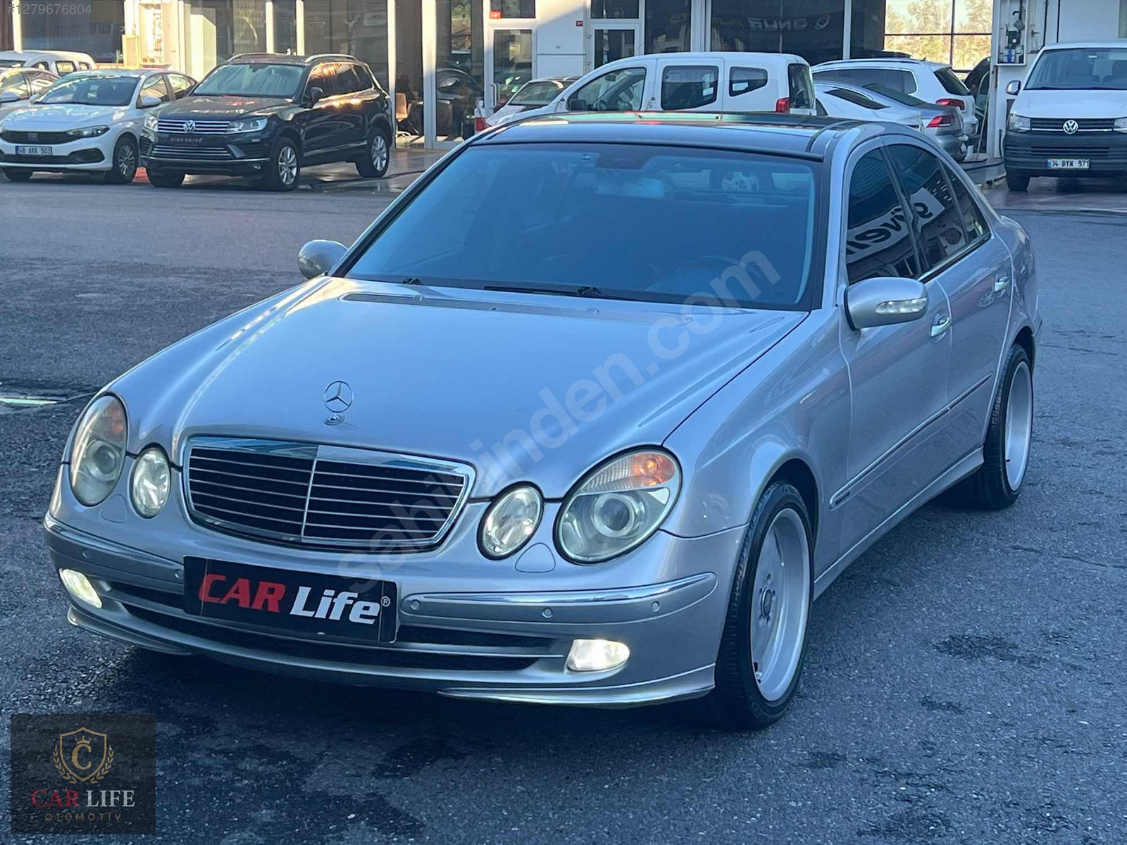CARLİFE OTO DAN 2003 MERCEDES E270 CDI AVANTGARDE CAM TAVAN LI