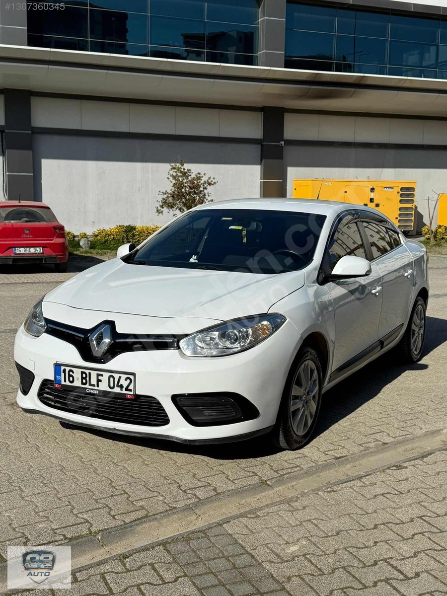 350.000 PEŞİNAT İLE SENETLİ SATIŞ İMKANI 2014 FLUENCE 1.5 DCİ
