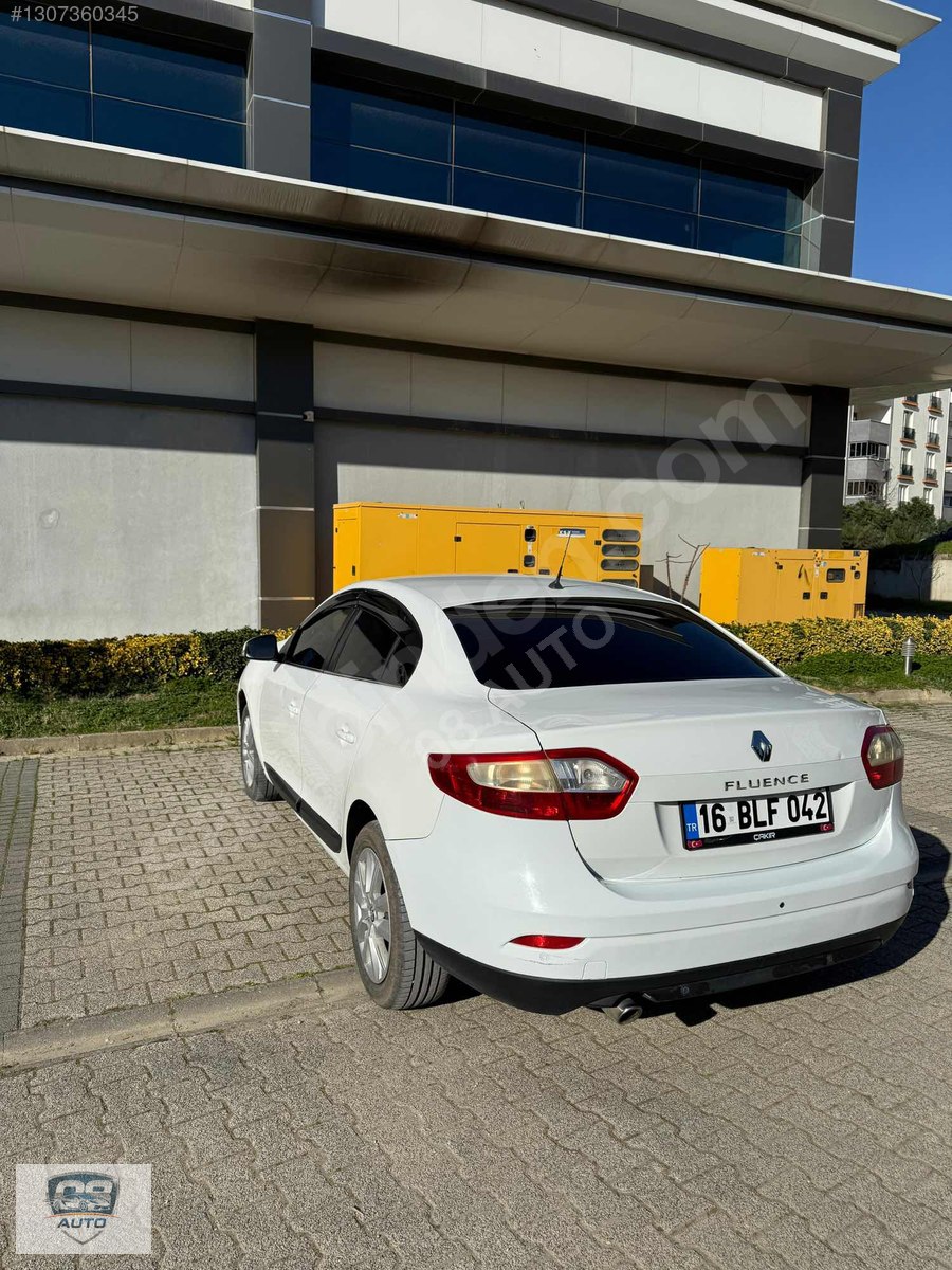 350.000 PEŞİNAT İLE SENETLİ SATIŞ İMKANI 2014 FLUENCE 1.5 DCİ