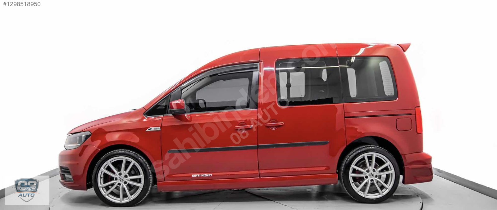 ELDEN SENETLE ARABA 2015 VW 2.0 TDI 184 hp YAPILI CADDY 48 AY TAKSİTLE