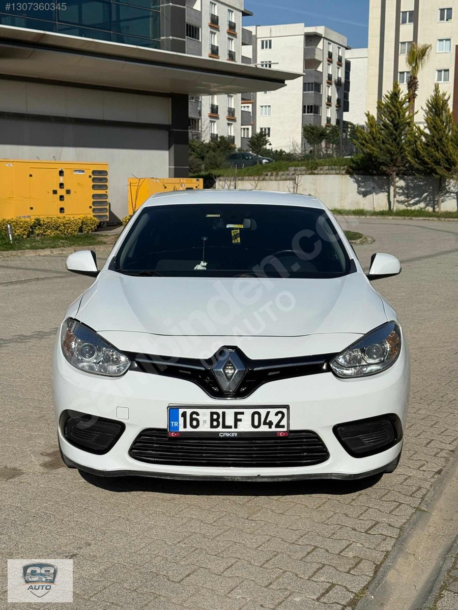 350.000 PEŞİNAT İLE SENETLİ SATIŞ İMKANI 2014 FLUENCE 1.5 DCİ