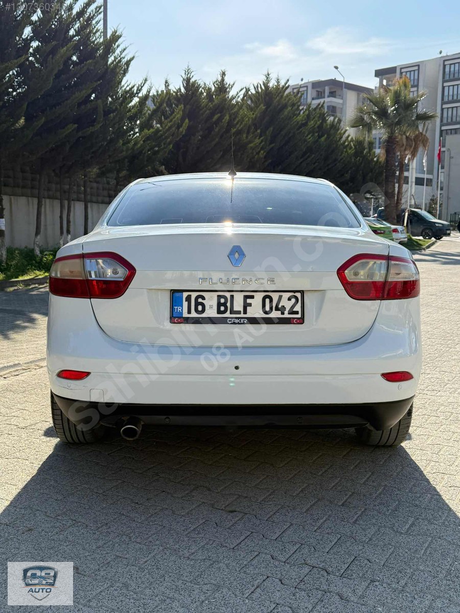 350.000 PEŞİNAT İLE SENETLİ SATIŞ İMKANI 2014 FLUENCE 1.5 DCİ