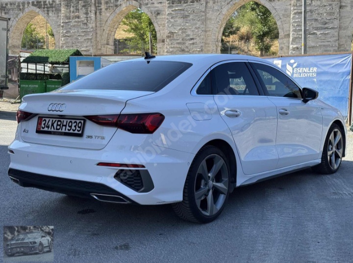 AUDİ A3 Sedan 35 TFSI S Line elden senetle araba ototaksitle