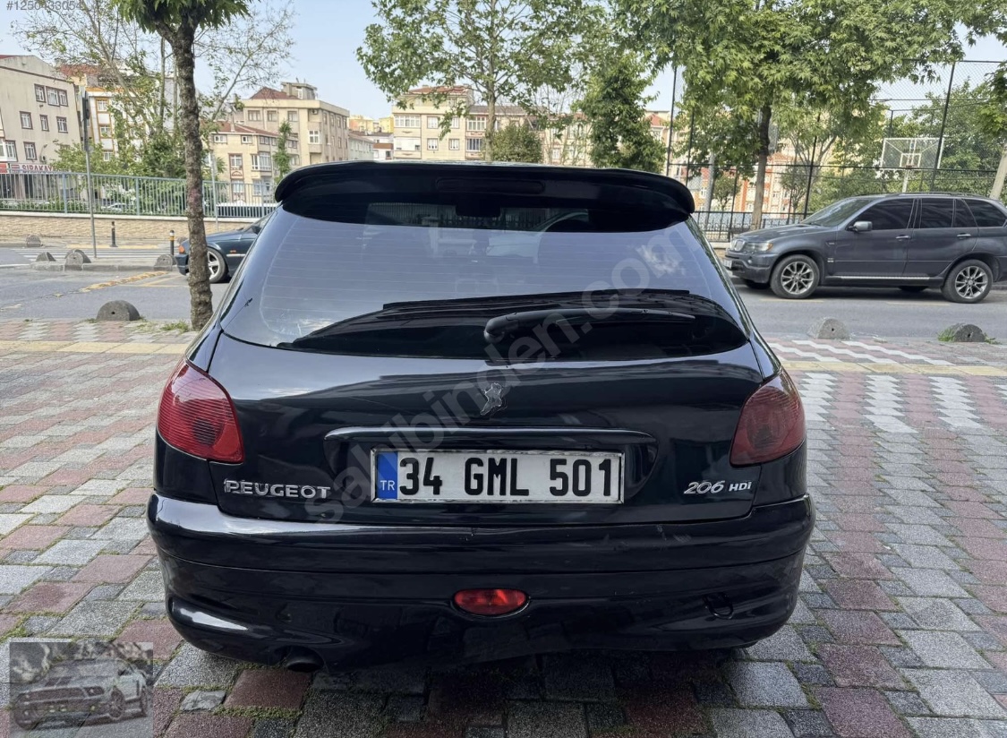 2005 model Peugeot 206 elden senetle taksitle vadeli araba