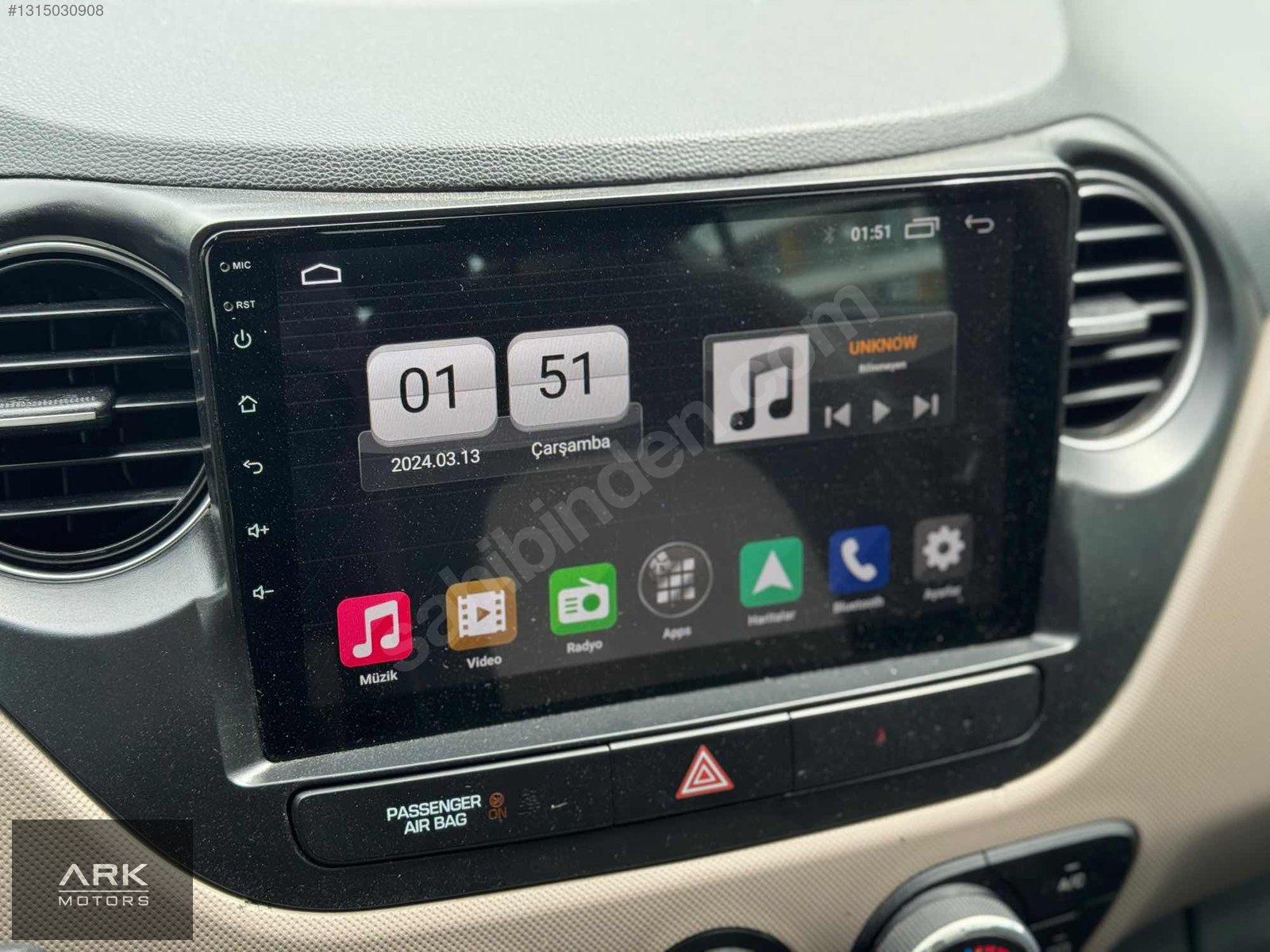 2013 MODEL HYUNDAİ İ10 1.0 CVVT STYLE TAM OTOMATİK 83 KM DE