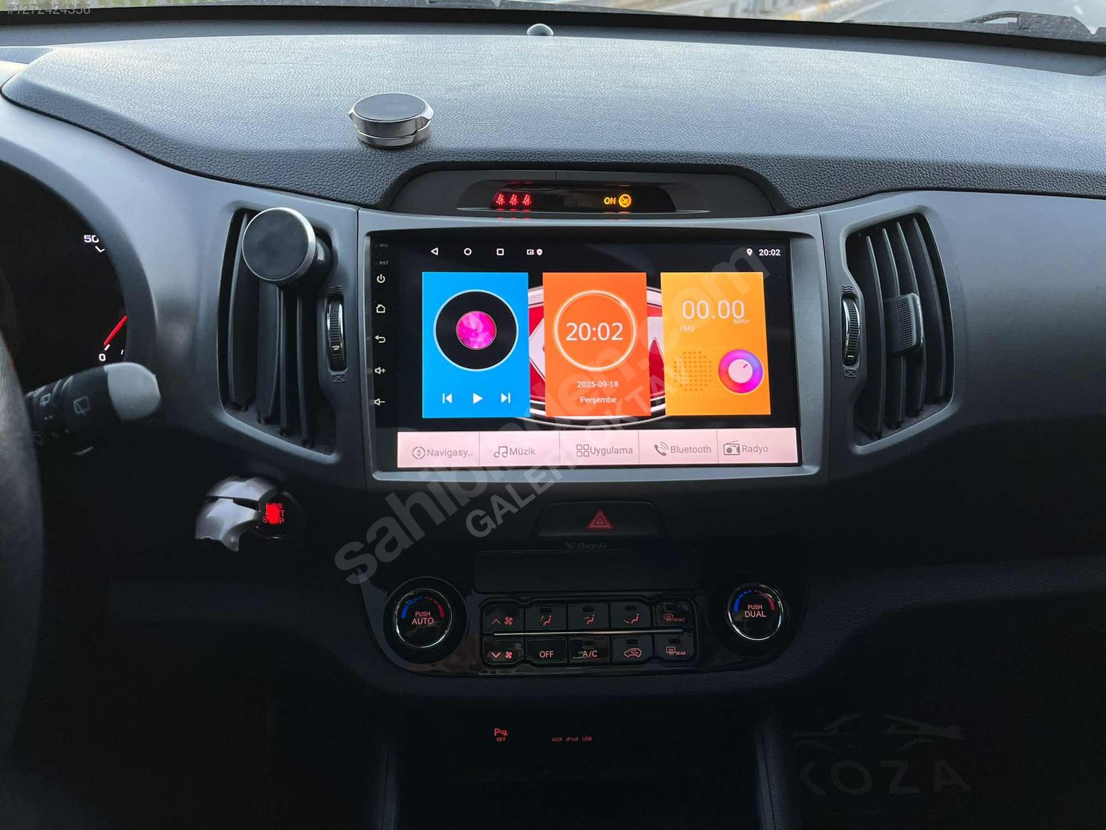 GALERİ OKTAV'DAN SPORTAGE 1,6 125000 KM SÜPER TEMİZLİKTE...