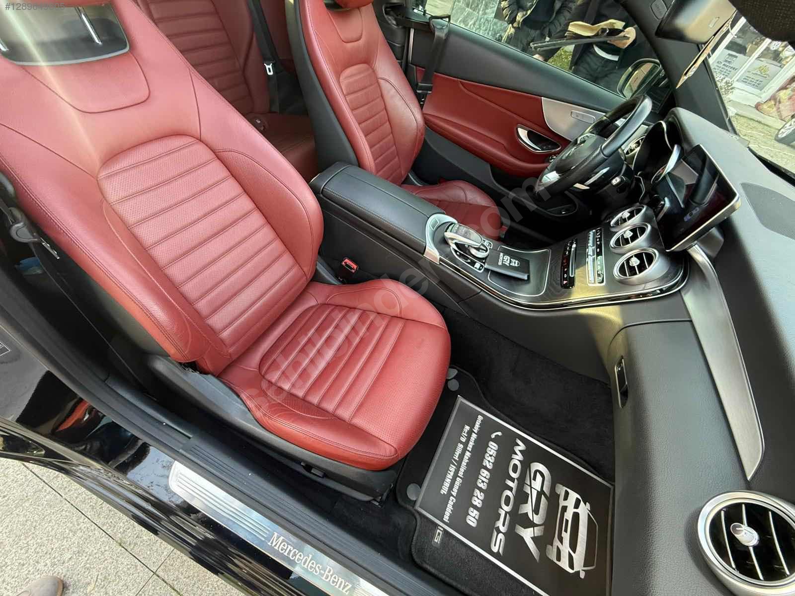  C COUPE AMG 160.KM HATASIZ BOYASIZ İÇİ KIRMIZI