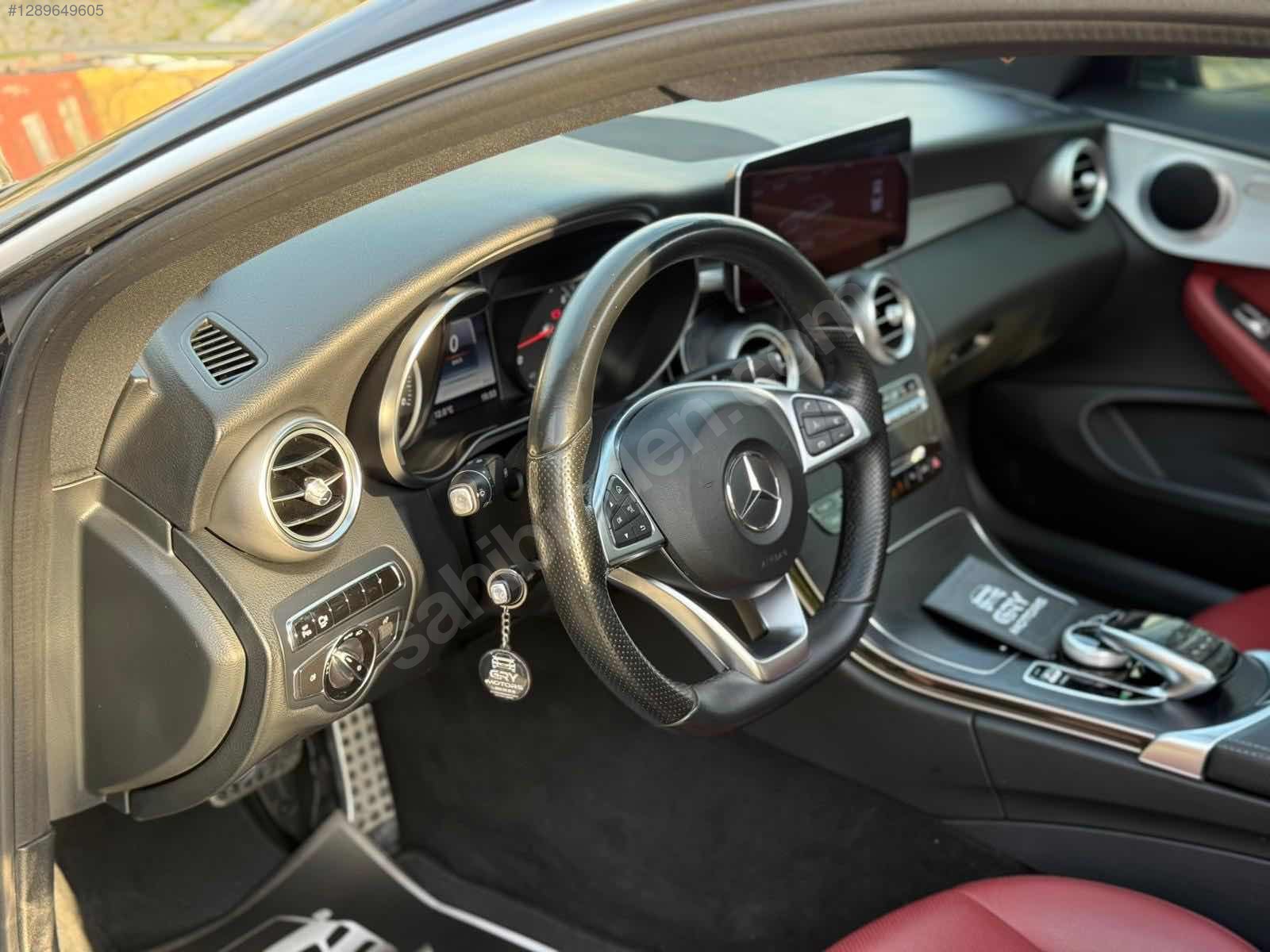  C COUPE AMG 160.KM HATASIZ BOYASIZ İÇİ KIRMIZI