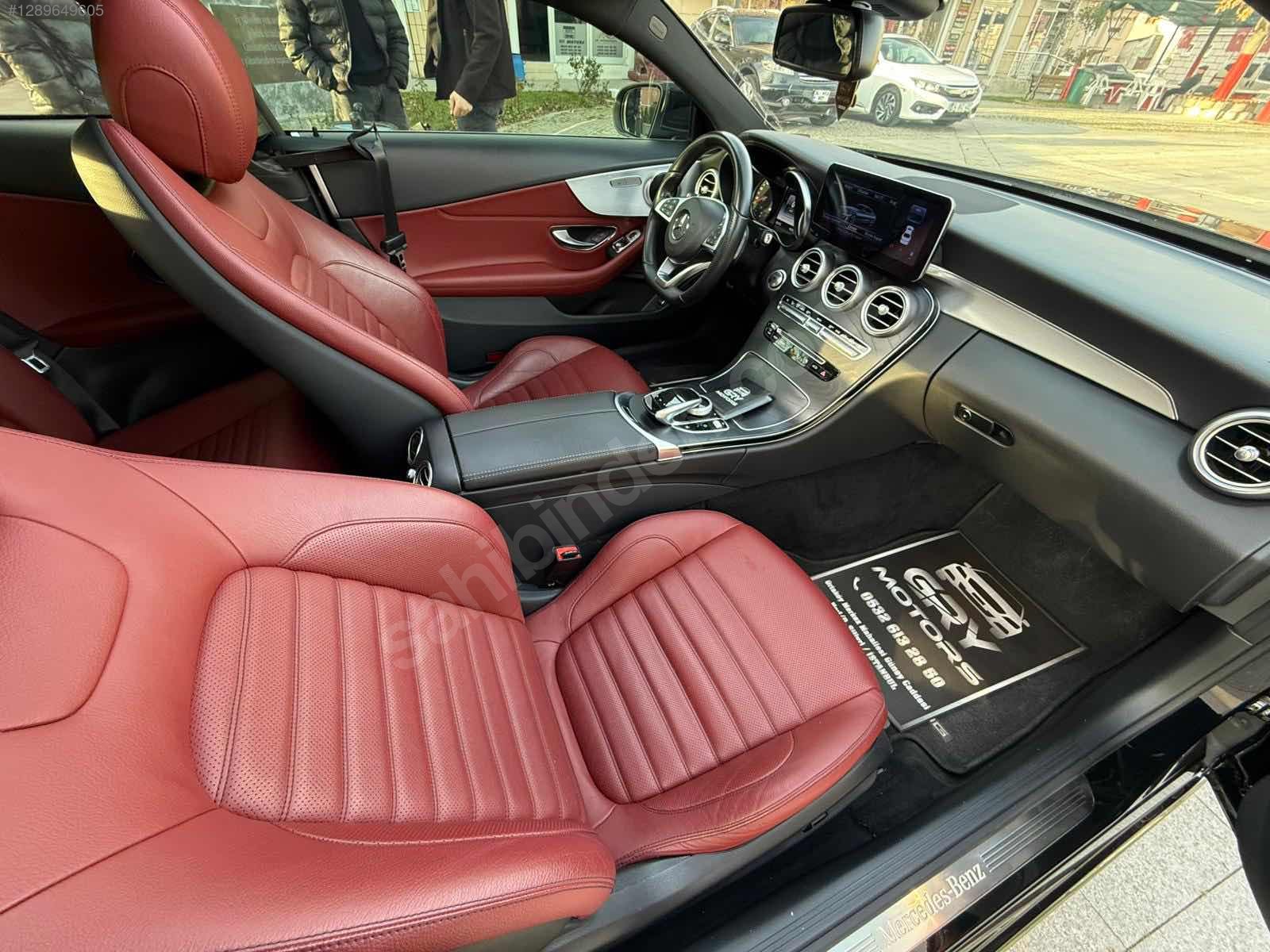  C COUPE AMG 160.KM HATASIZ BOYASIZ İÇİ KIRMIZI