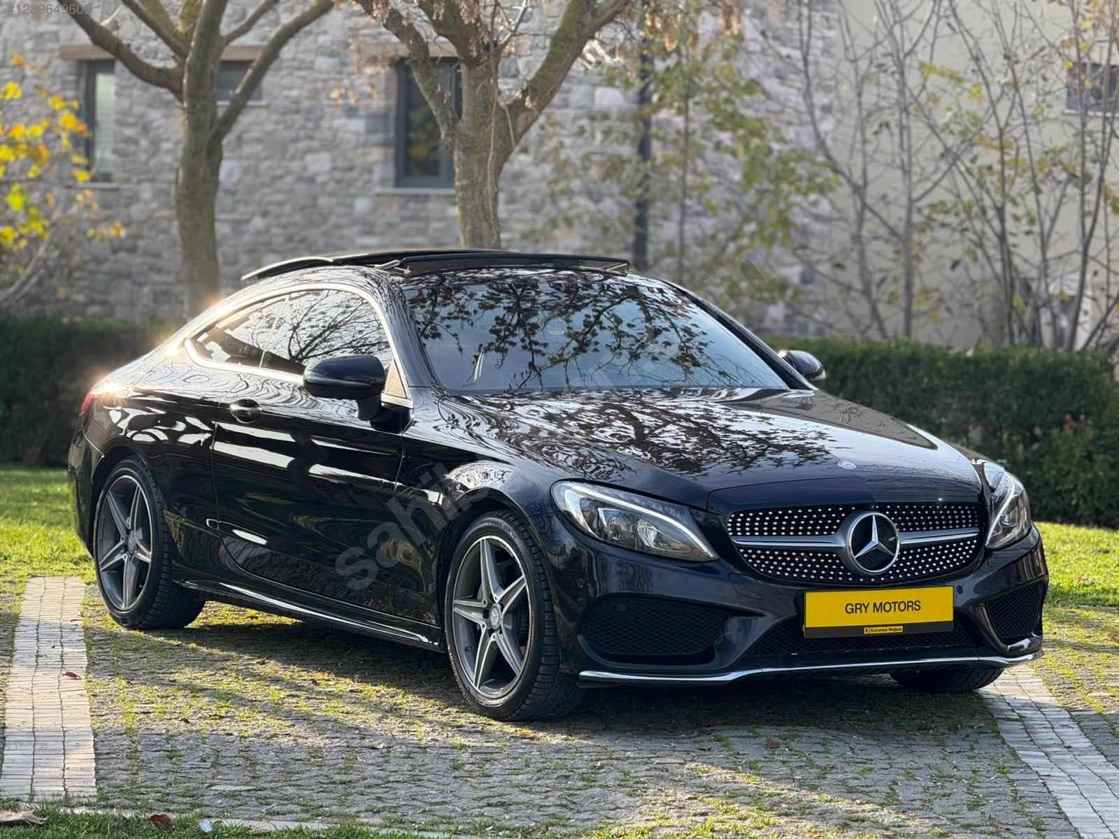  C COUPE AMG 160.KM HATASIZ BOYASIZ İÇİ KIRMIZI
