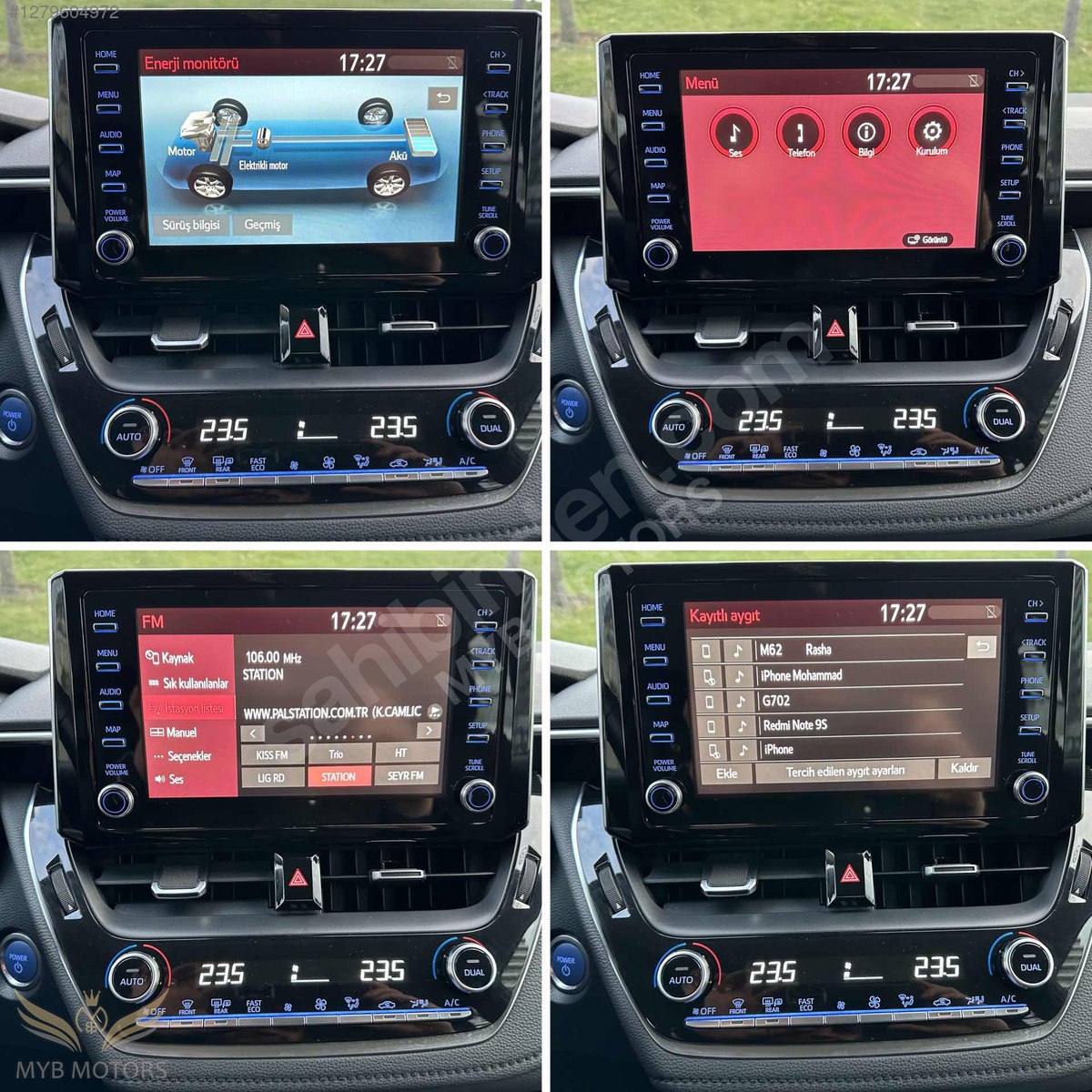 2020 COROLLA 1.8 HYBRİD DREAM G.GÖRÜŞ/Ş.TAKİP/S.BAKIM/GARANTİLİ
