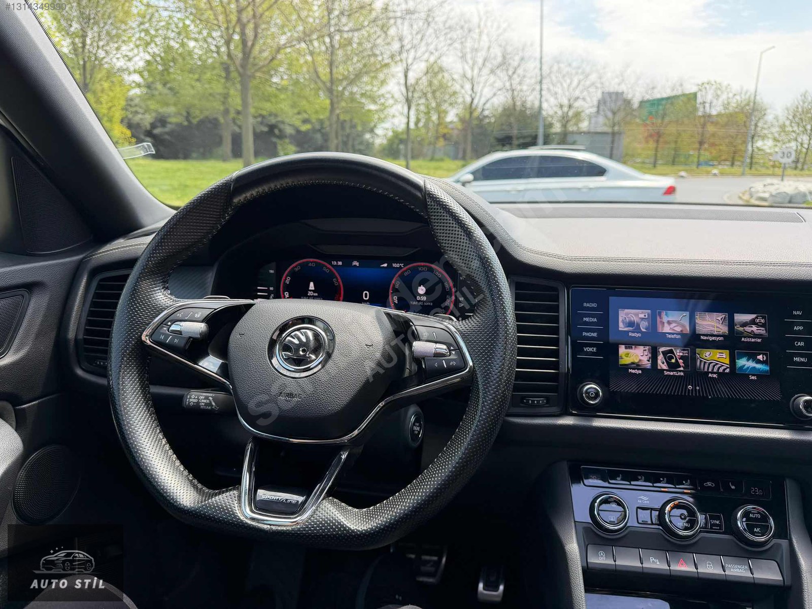 2021 SKODA KODİAQ SPORTLİNE HATASIZ BOYASIZ kredisiz senetle araç sahi