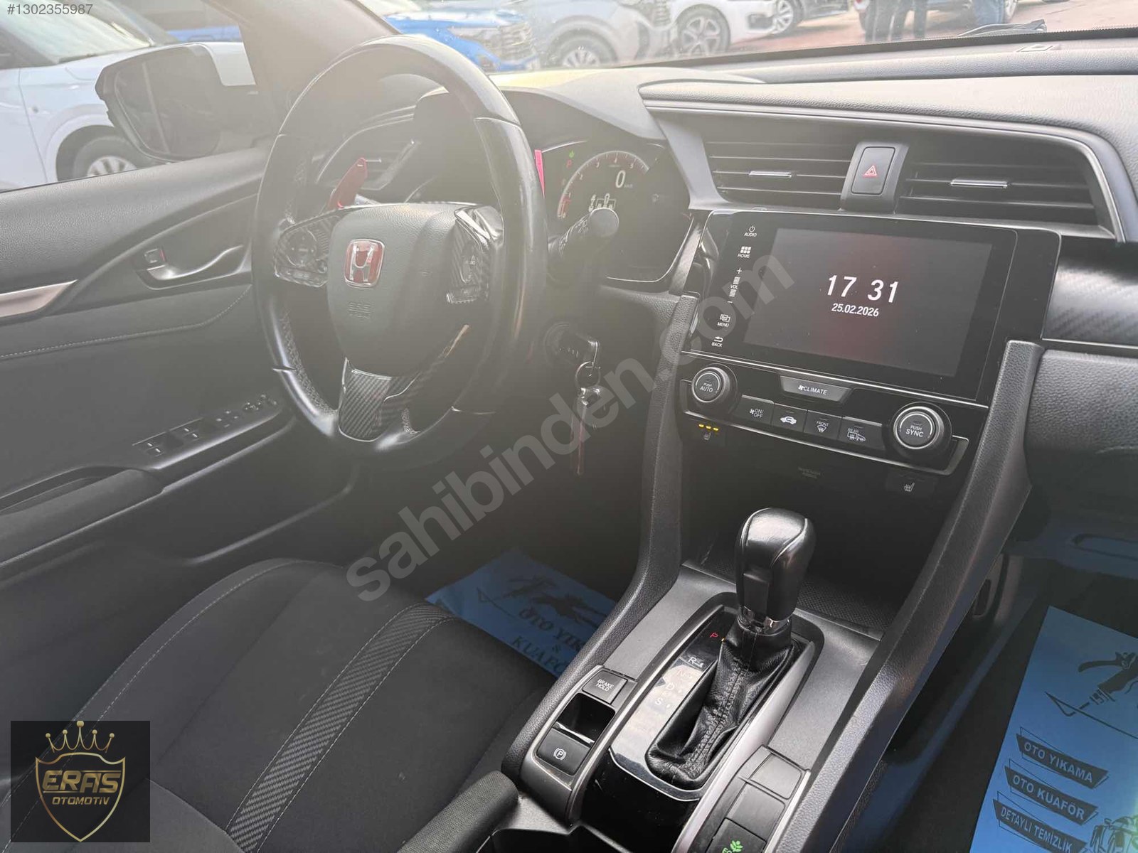 //ERAS'tan//2018 HONDA CIVIC 1.5 TURBO 182 HP OTOMATİK 104.000KM