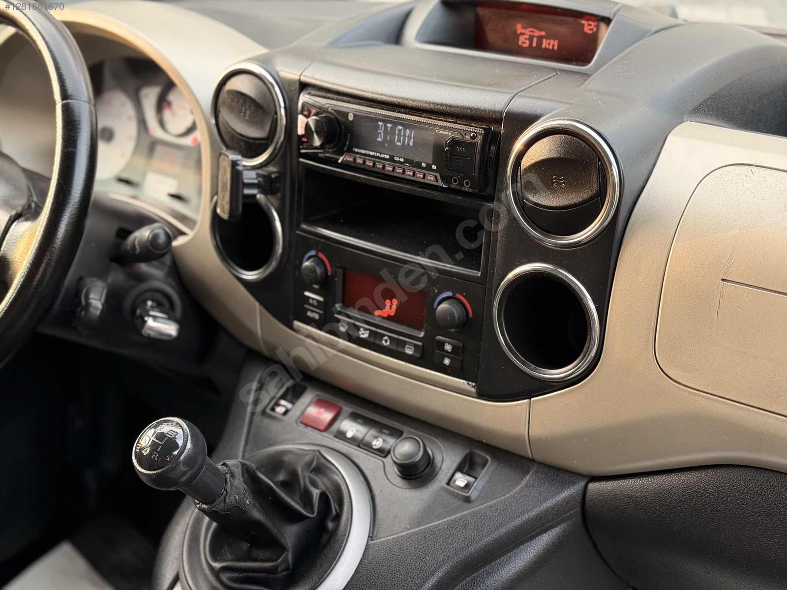 PEUGEOT PARTNER 1.6 HDI PREMİUM PACK BAKIMLI