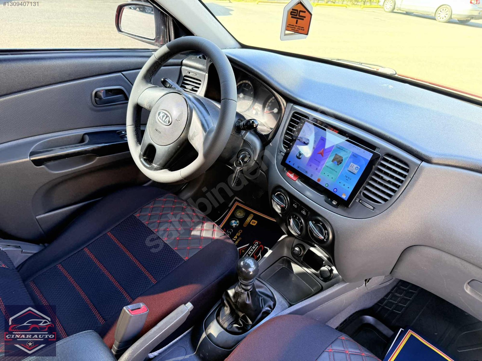 2010.MODEL KİA RİO 1.4 EX COMFORT ORJİNAL 235.KM BENZİN+LPG