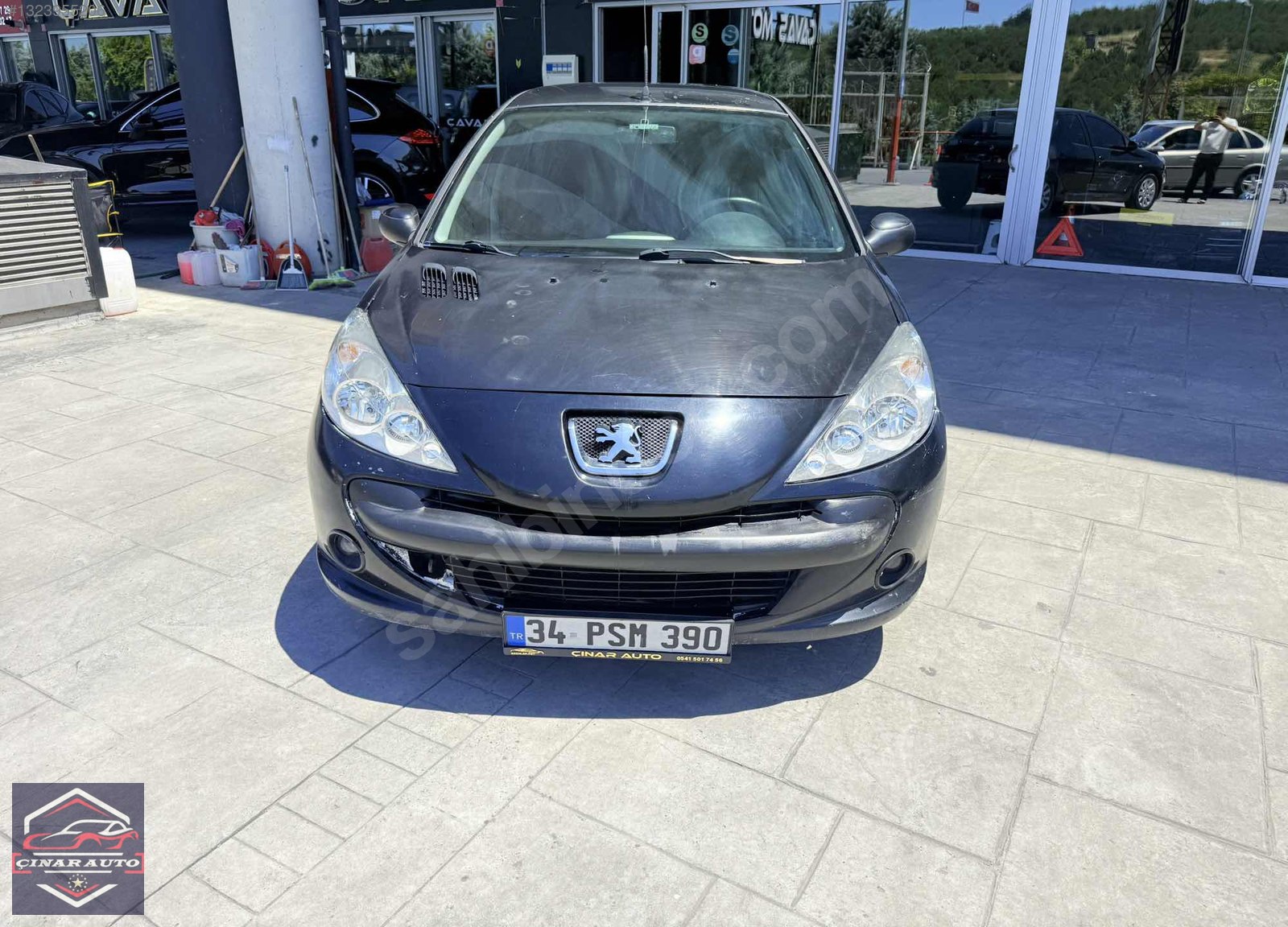 2012.MODEL PEJO 206 + 1.4 HDİ ORJİNAL 215.KM MUAYENE YE